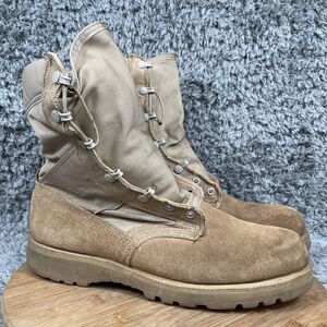 Army Military Hot Weather Combat Tactical Boots Men's 11 Coyote Vibram Tan
